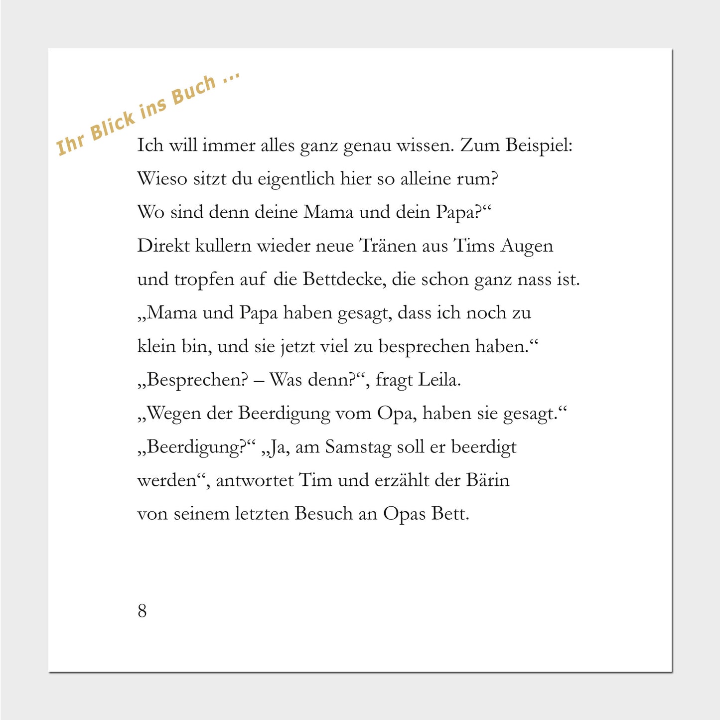 Wie kommt der große Opa in die kleine Urne
