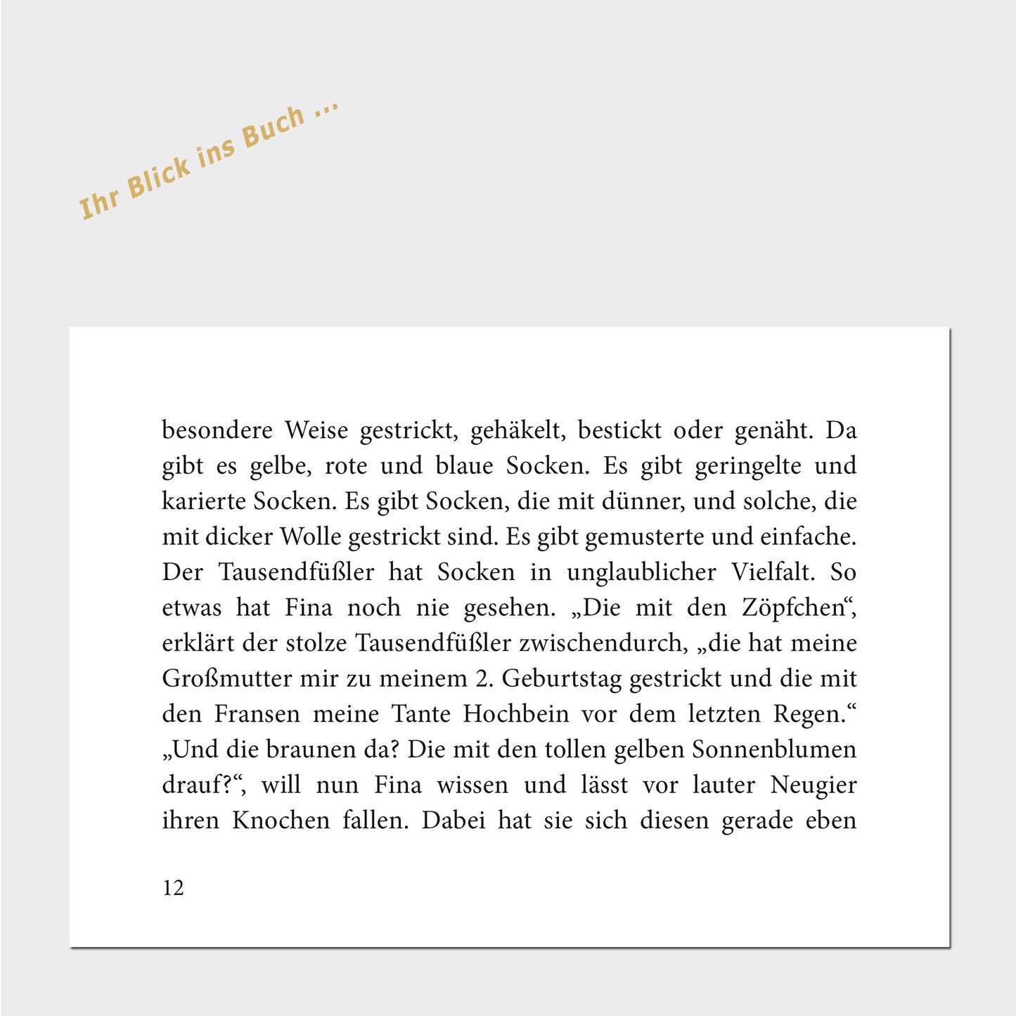 Die Erzählsocke