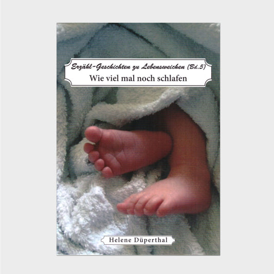 Buchcover Zwei Babyfüße schauen aus einer flauschigen Decke
